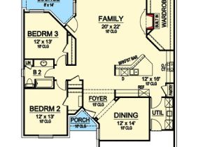 0 Lot Line House Plans Zero Lot Line Narrow House Plan 36411tx 1st Floor