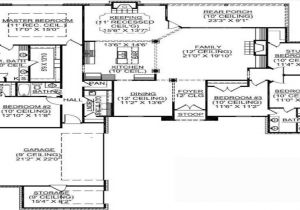 1 5 Story Home Plans 1 Story 5 Bedroom House Plans 15 Story House Plans with 5