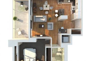 1 Bedroom Home Floor Plans 1 Bedroom Apartment House Plans
