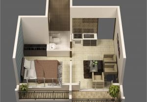 1 Bedroom Home Floor Plans 1 Bedroom Apartment House Plans