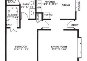 1 Bedroom Home Floor Plans Unique One Bedroom Cottage Plans On Rustic Region One