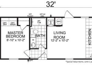 1 Bedroom Mobile Homes Floor Plans Thrifty 14 X 32 427 Sqft Mobile Home Factory Expo Home