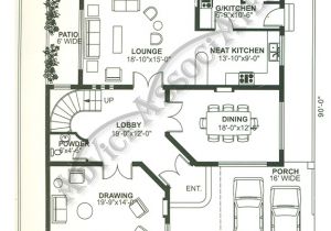 1 Kanal Home Plan Bahria Enclave House 1 Kanal 5 Bed Design Bds 105