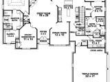 1 Level House Plans with 2 Master Suites 654269 4 Bedroom 3 5 Bath Traditional House Plan with