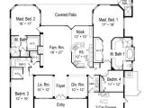 1 Level House Plans with 2 Master Suites Two Master Bedrooms 63201hd Architectural Designs