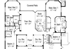 1 Level House Plans with 2 Master Suites Two Master Bedrooms 63201hd Architectural Designs