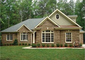 1 Story Brick House Plans Brick Ranch House Plans Brick One Story House Plans All