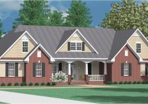 1 Story Brick House Plans Houseplans Biz House Plan 3420 A the Clayton A