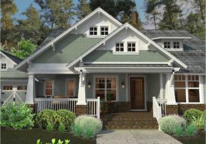 1 Story Craftsman Home Plans Craftsman Bungalow One Story House Plans House Style and