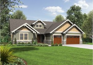 1 Story Craftsman Home Plans House Plan the Lincoln Craftsman House Plans