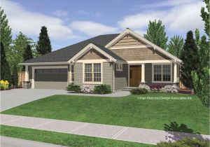 1 Story Craftsman Home Plans Rustic Single Story Homes Single Story Craftsman Home