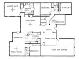 1 Story Home Floor Plan One Story Floor Plans One Story Open Floor House Plans