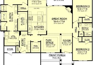 1 Story House Plans with Bonus Room One Story House Plans Bonus Room Cottage House Plans