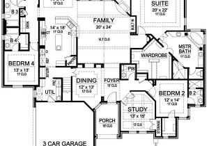1 Story House Plans with Bonus Room Plan 36226tx One Story Luxury with Bonus Room Above