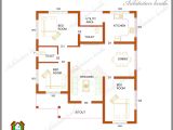 1000 Sq Ft House Plans 3 Bedroom Kerala Style Three Bedrooms In 1200 Square Feet Kerala House Plan