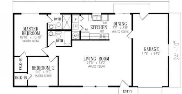 1000 Square Foot 2 Bedroom House Plans southwestern House Plan 2 Bedrooms 2 Bath 1000 Sq Ft