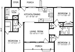 1100 Sq Ft Home Plans 1100 Square Foot House Plan Layout House Layout