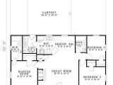 1100 Square Foot Home Plans Traditional Style House Plan 3 Beds 2 00 Baths 1100 Sq
