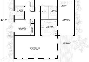 1250 Sq Ft House Plans Mediterranean Style House Plan 3 Beds 2 Baths 1250 Sq Ft
