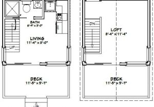 12×12 House Plans 12×12 House W Loft 12x12h1 268 Sq Ft Excellent