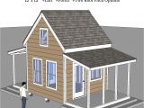 12×12 House Plans Prospector 39 S Cabin 12 39 X12 39 Tiny House Design