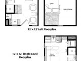 12×12 House Plans Tiny Home Cabin Packages are Available From Finished Right