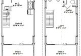 12×20 House Plans 12×20 House W Loft 12x20h1 460 Sq Ft Excellent