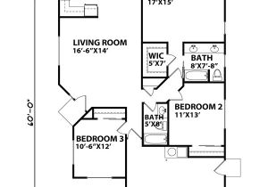 1350 Sq Ft House Plan Ranch Style House Plan 3 Beds 2 00 Baths 1350 Sq Ft Plan