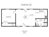 14 X 40 House Plans 14 X 40 Floor Plans with Loft Bear Lake Series Model 102