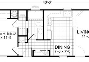14 X 40 House Plans Second Unit 16 X 40 1 Bed 1 Bath 607 Sq Ft Little
