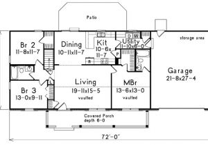 1400 Sq Ft House Plans with Basement Country Style House Plan 3 Beds 2 Baths 1400 Sq Ft Plan