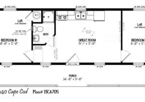 14×40 House Floor Plans 13 39 X 40 39 with 5 39 X 36 39 Porch Very Close Not so Tiny