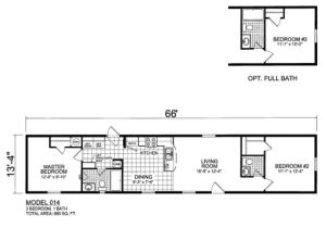 14×70 Mobile Home Floor Plan Stunning 60 14 70 Mobile Home Floor Plan Decorating