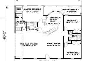 1500 Sq Ft House Plans 3 Bedrooms Ranch Plan 1 500 Square Feet 3 Bedrooms 2 Bathrooms