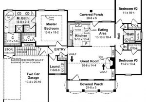 1500 Sq Ft House Plans 3 Bedrooms southern Style House Plan 3 Beds 2 00 Baths 1500 Sq Ft