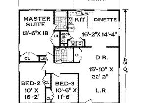 1500 Square Foot House Plans One Story Country House Plan 3 Bedrooms 2 Bath 1500 Sq Ft Plan