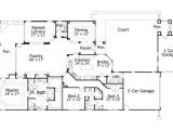 1500 Square Foot House Plans One Story Tuscan Style House Plans 2699 Square Foot Home 1 Story