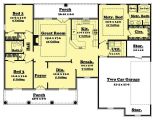 1600 Sq Ft House Plans One Story 3 Bedrm 1600 Sq Ft European House Plan 142 1011