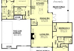 1600 Square Foot Ranch House Plans Ranch Style House Plan 3 Beds 2 00 Baths 1600 Sq Ft Plan