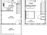 16×20 2 Story House Plans 16×20 House 16x20h3 569 Sq Ft Excellent Floor