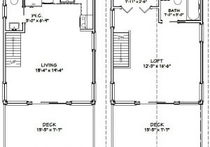 16×20 House Floor Plans 16×20 House 16x20h1 620 Sq Ft Excellent Floor Plans
