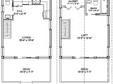 16×20 House Plans 16×20 House 16x20h1 620 Sq Ft Excellent Floor Plans