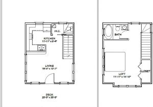 16×20 Tiny House Floor Plans 16×20 Tiny House 16x20h11a 579 Sq Ft Excellent