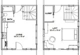 16×20 Tiny House Floor Plans 16×20 Tiny House 581 Sq Ft Pdf Floor Plan Dallas