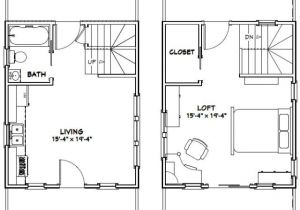 16×20 Tiny House Floor Plans 16×20 Tiny House 581 Sq Ft Pdf Floor Plan Dallas