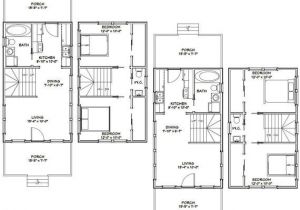 16×28 House Plans 16×28 Tiny Houses 2 Bedroom 1 5 Bath Pdf by 16×28 House Plans 16×28 Tiny Houses 2 Bedroom 1 5 Bath Pdf by