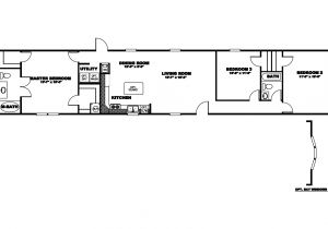 16×80 Mobile Home Floor Plans Manufactured Home Floor Plan 2009 Clayton Bayview Select