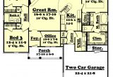 1700 Sf Ranch House Plans Traditional Style House Plan 3 Beds 2 00 Baths 1700 Sq