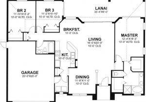 1700 Square Foot Home Plans Florida House Plan 3 Bedrooms 2 Bath 1700 Sq Ft Plan