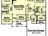 1700 Square Foot Home Plans Traditional Style House Plan 3 Beds 2 00 Baths 1700 Sq